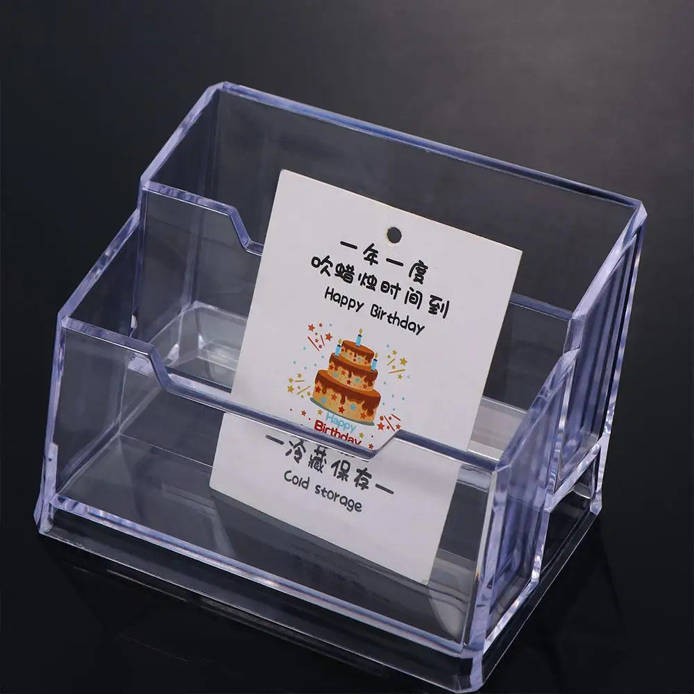Acrylic Business Card Holder Display Stand – 1, 2 & 3 Tier
