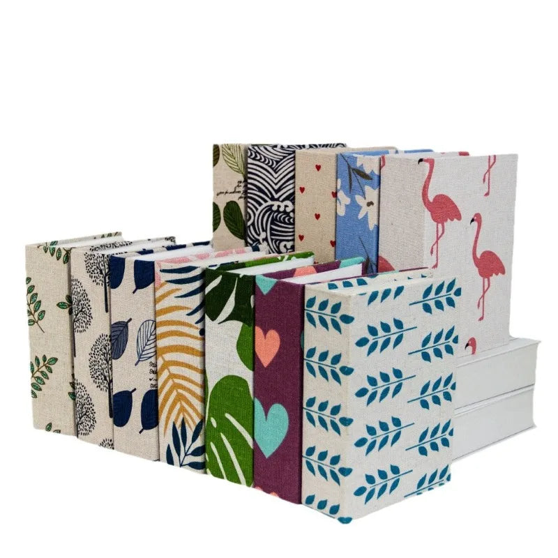 100 Pockets Photo Album Linen Cover DIY Writable Slip-in Picture