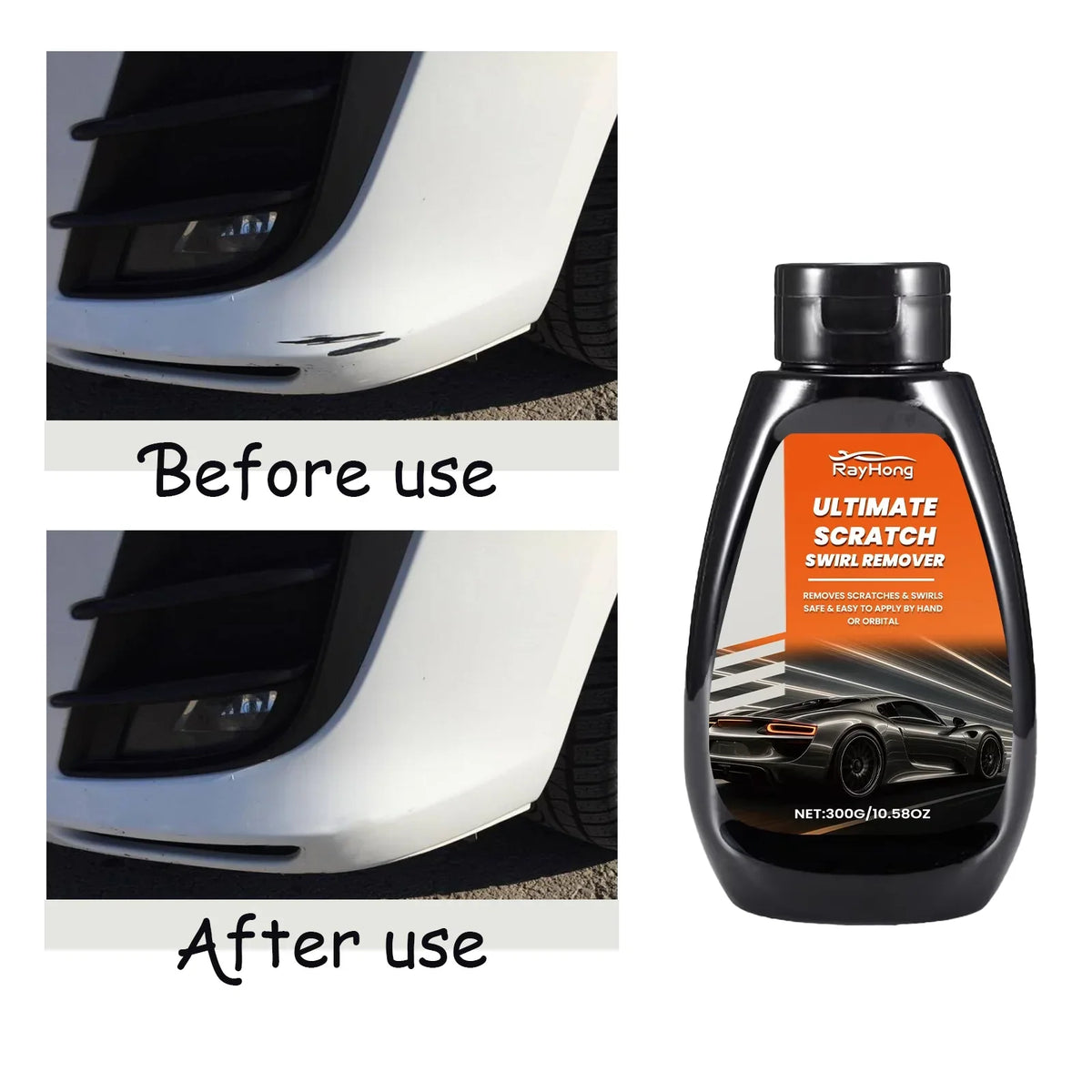 Rayhong Car Scratch Remover, Polish & Dust Removal Agent