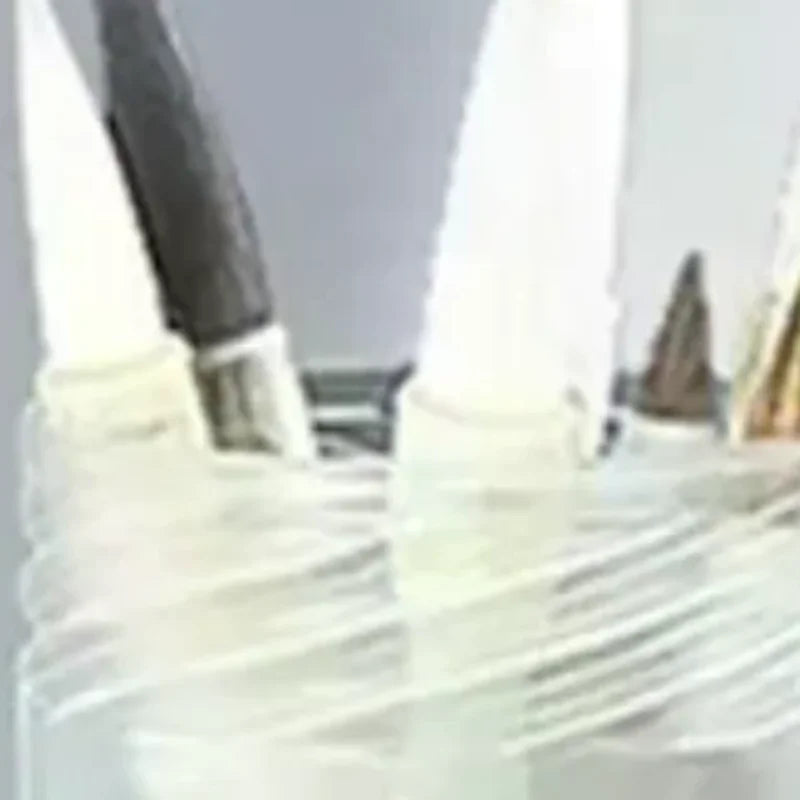 Transparent Abs Telescopic Pen Holder Art Painting Brush Pencil