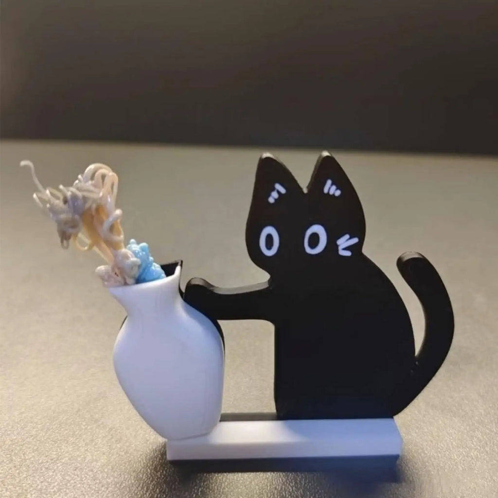 Cat Whisker Holder Fridge Magnet – Cute Acrylic Magnetic Ornament