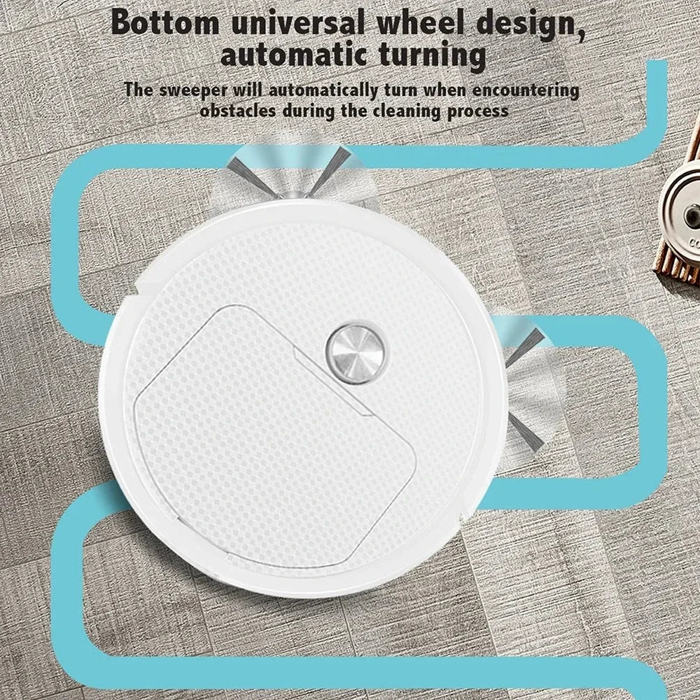 GUOHE 3-in-1 Mini Robot Vacuum Sweeper & Mop for Home
