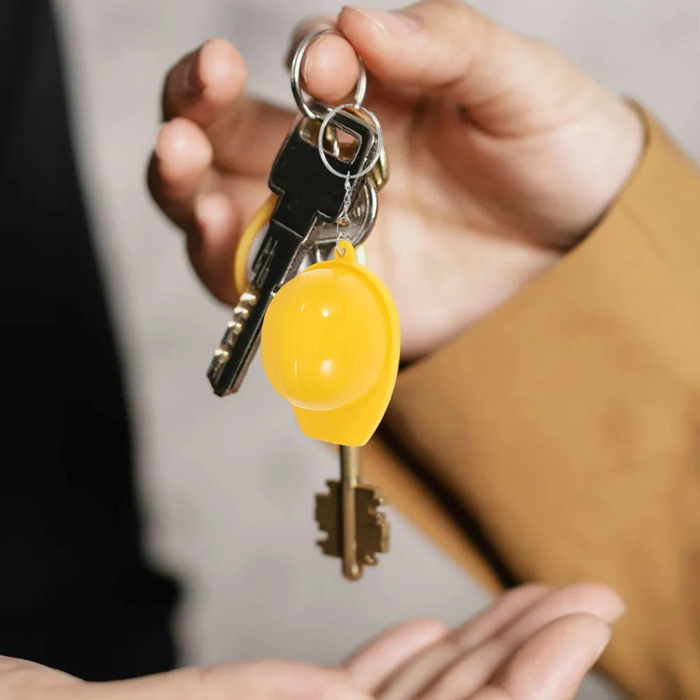 4-Pack Mini Hard Hat Bottle Opener Keychains – Party Favors