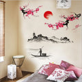 Cherry Blossom Wall Sticker – Sakura Tree Mural Decal 60×90cm