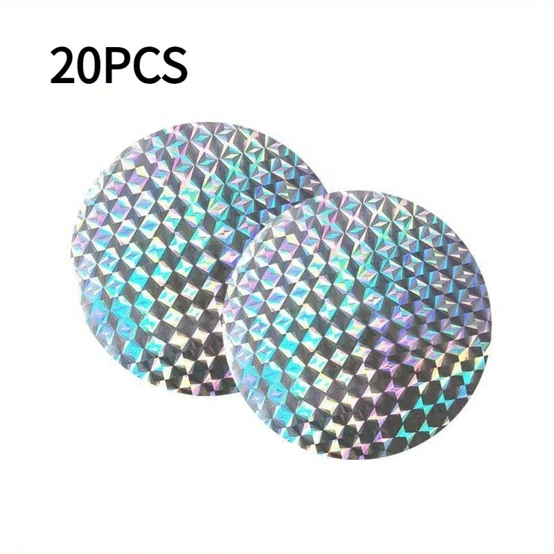 20-Pack Reflective Bird Repellent Scare Discs | Pigeon Deterrent