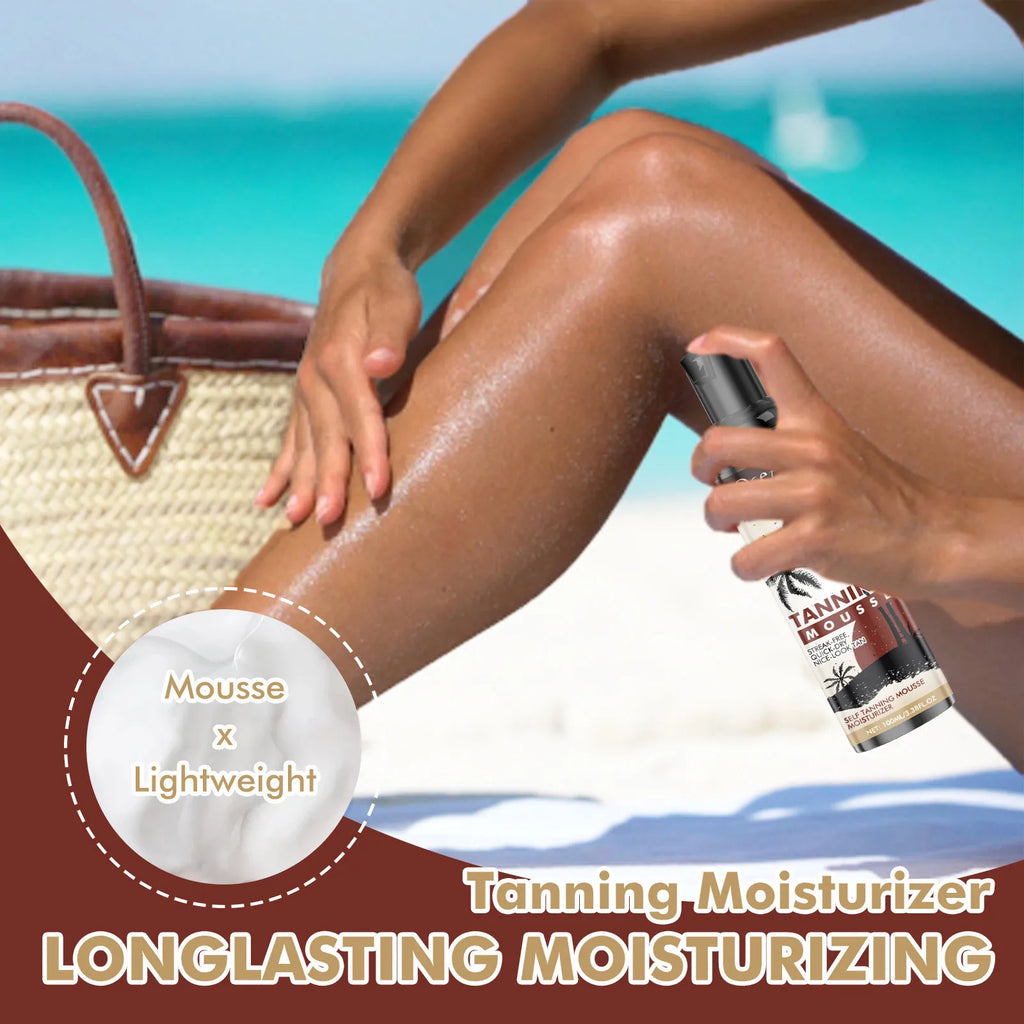OceAura Self Tanner Mousse Bronzer | Sunless Tan 100ml