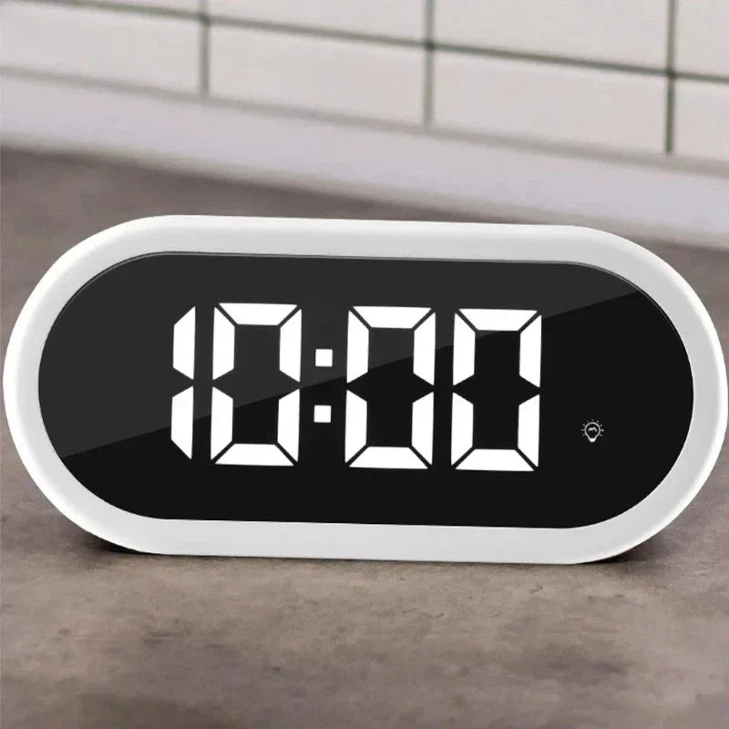 LED Digital Alarm Clock | Snooze, Dimmer & USB Charging