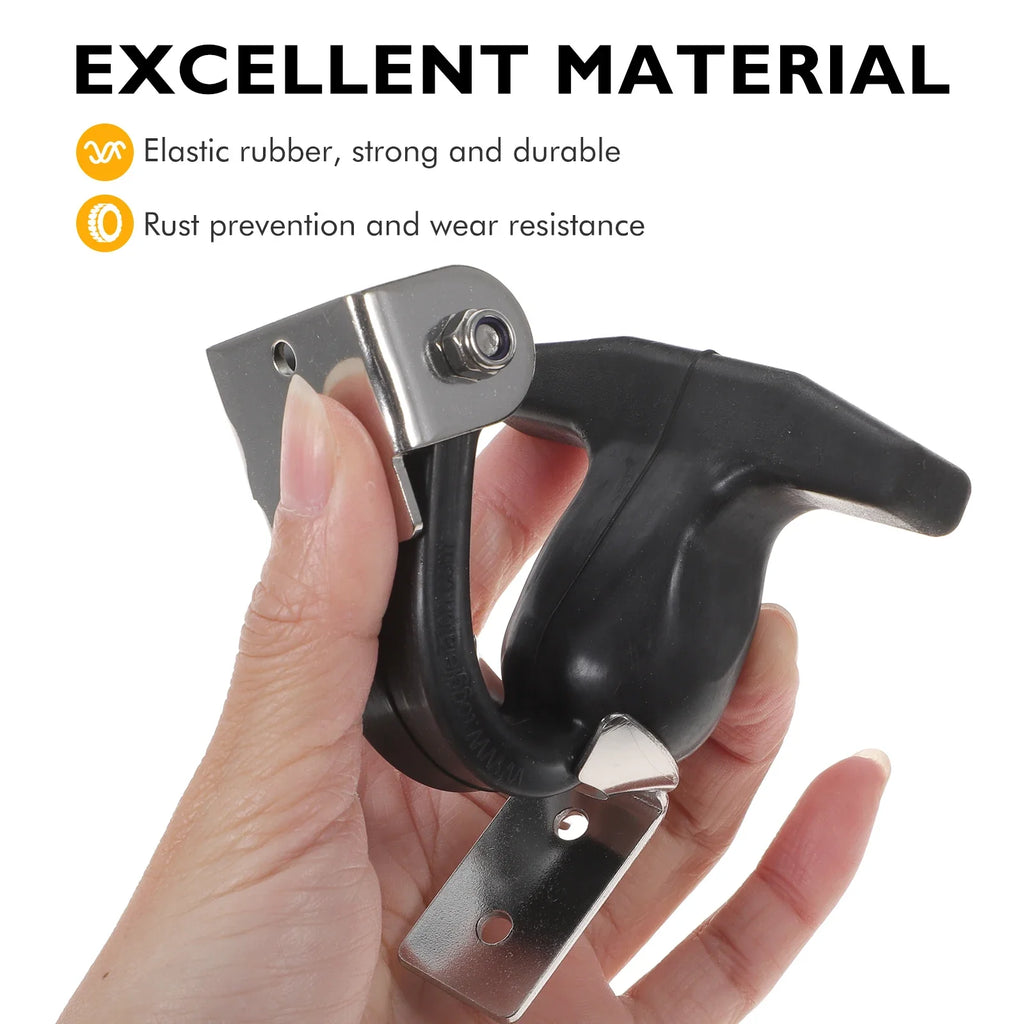 T-handle Draw Latches Rubber Buckle Stainless Steel Hasp Hood Catch