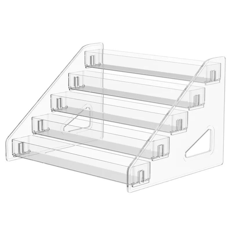 Transparent Multi-Layer Cosmetics Storage Rack & Display Stand