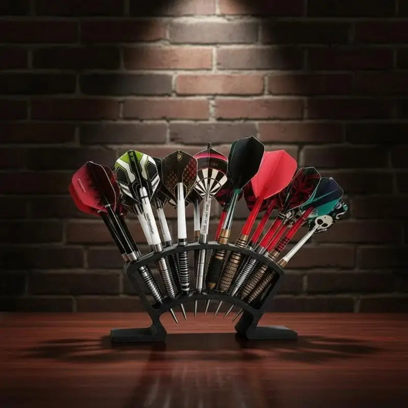 27-Slot Dart Cabinet Holder – Dart Storage Organizer for Players