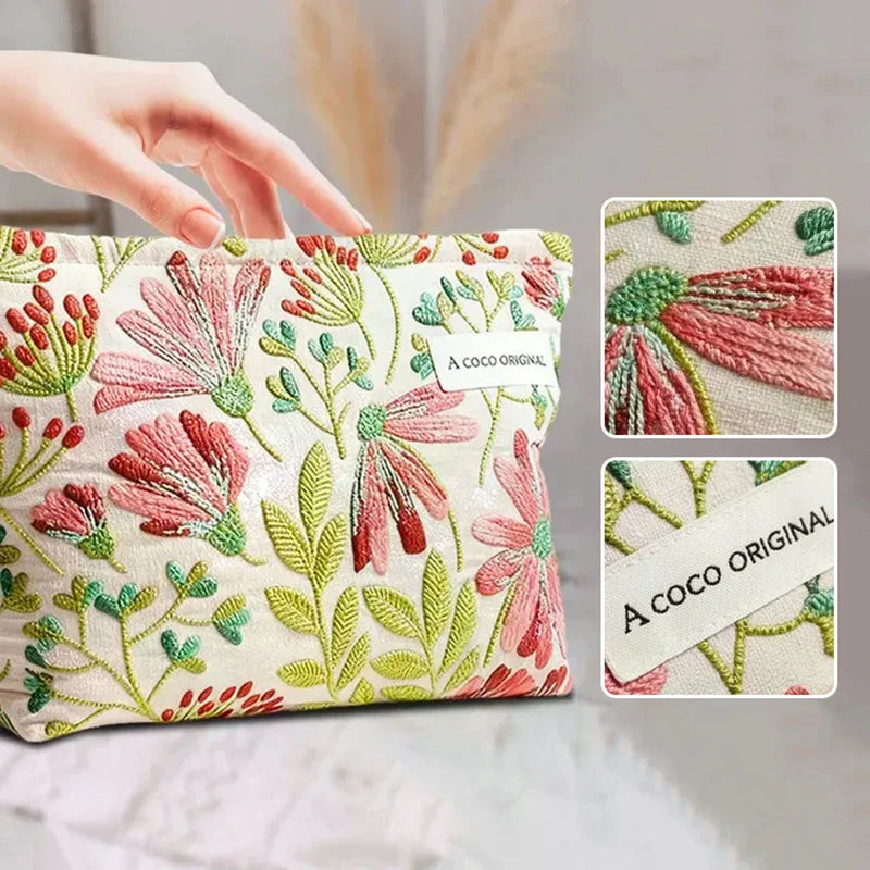 Women's Large Travel Cosmetic Bag – Silicone Toiletry Organizer