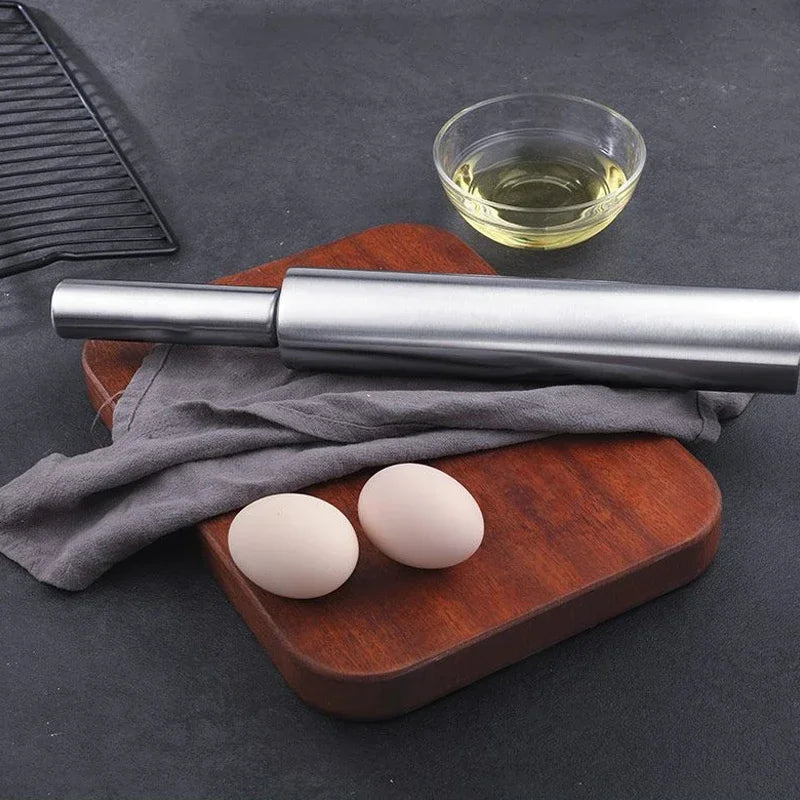 Stainless Steel Non-Stick Rolling Pin – Pizza & Dough Roller