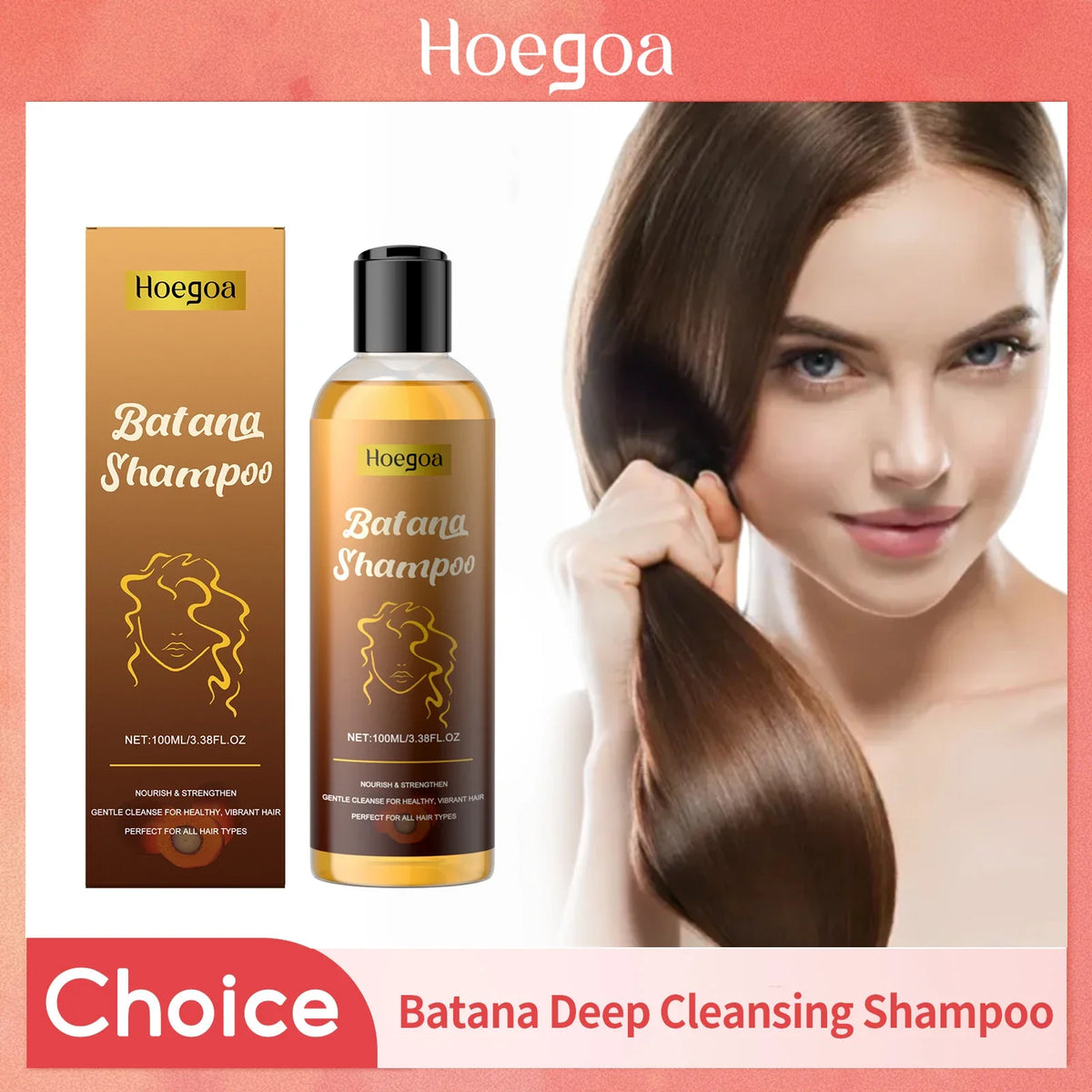 HOEGOA Batana Oil Shampoo – Nourishing Scalp & Hair Growth