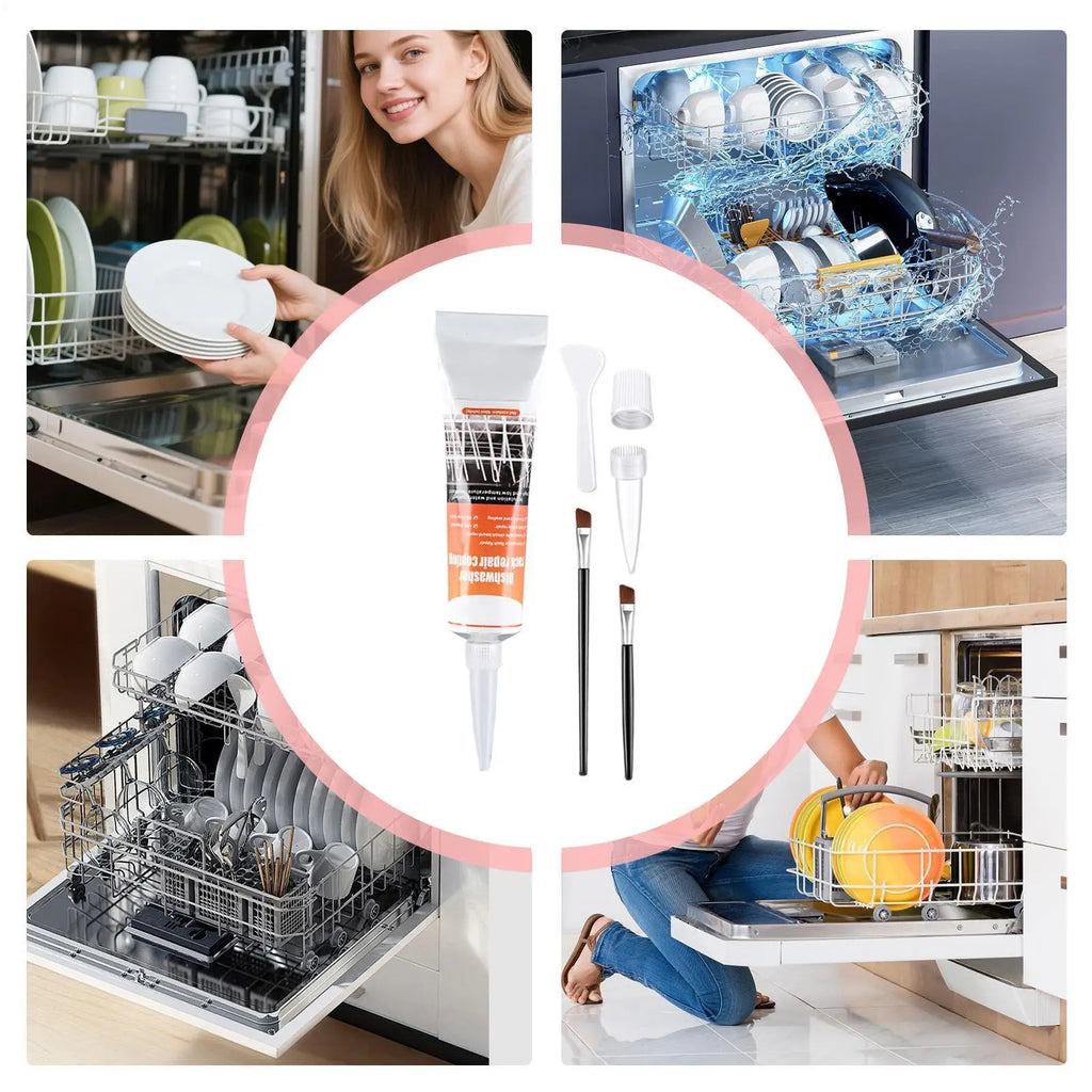 Dishwasher Rack Repair Coating Gel 50ml + 2 Brushes