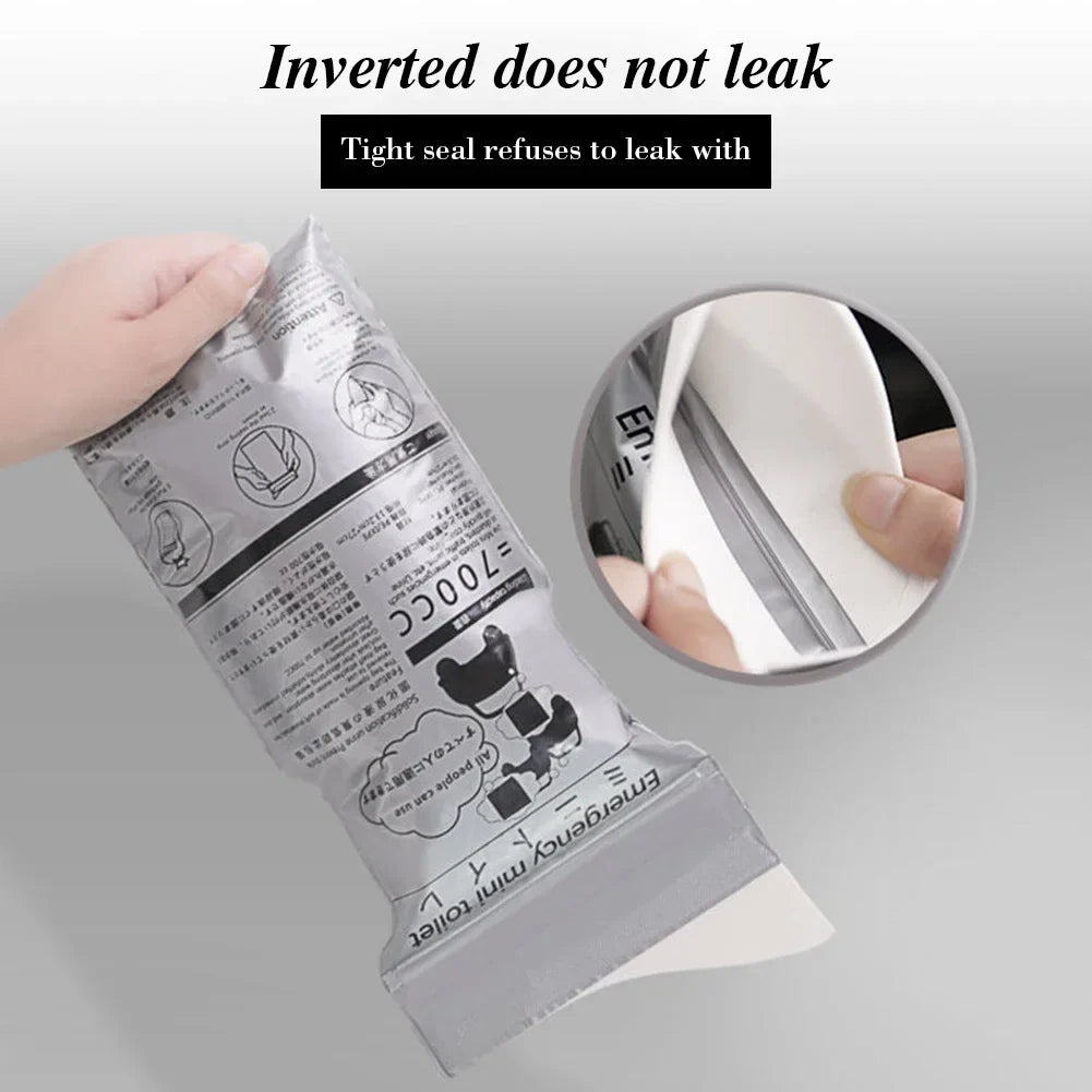 5- 700cc Car Urinate Bags Camping Outdoor Easy Emergency Piss Baby