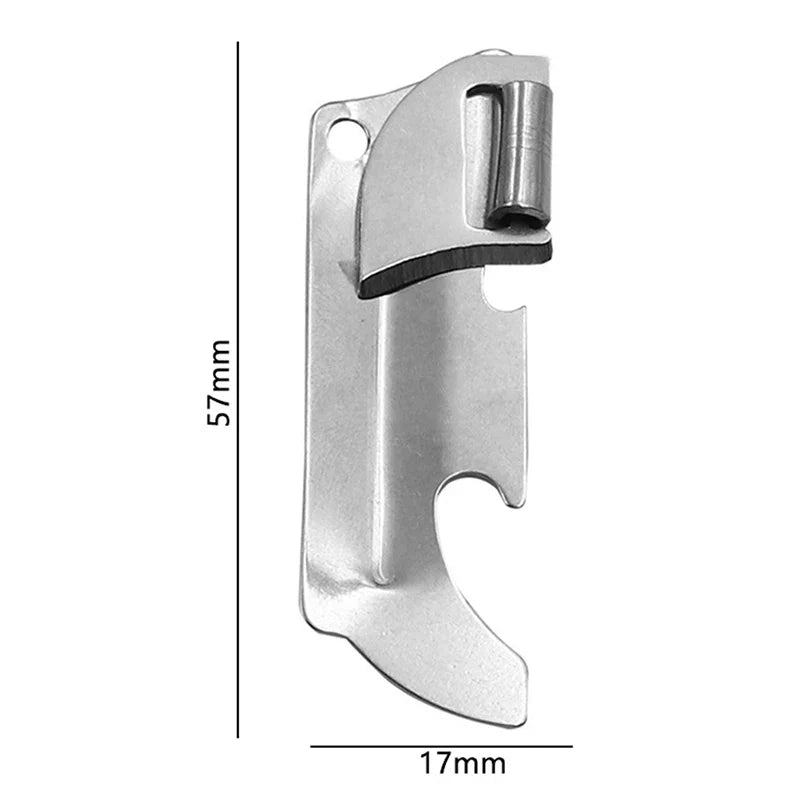 Foldable 2-in-1 Stainless Steel Multi-Tool Can Opener Utili-Key