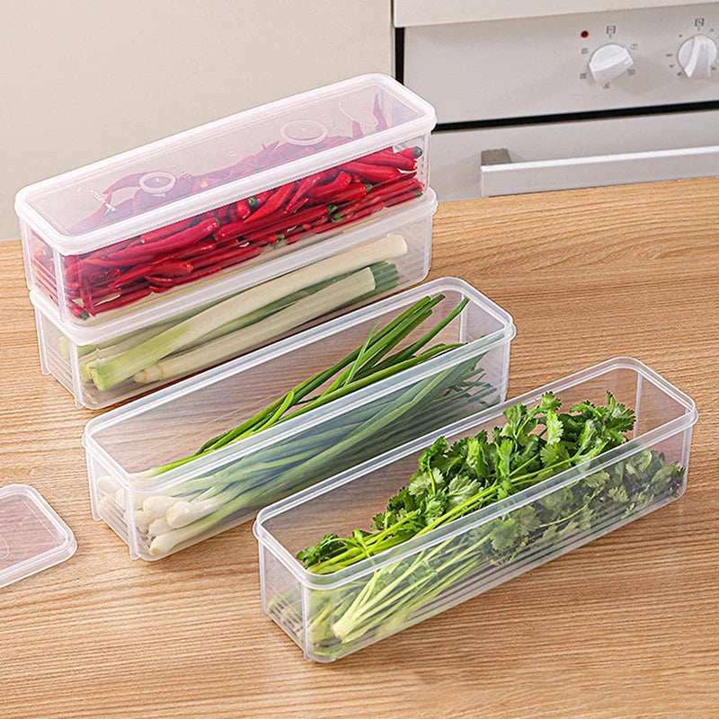 Rectangular Plastic Food Storage Container – Airtight Fridge Box