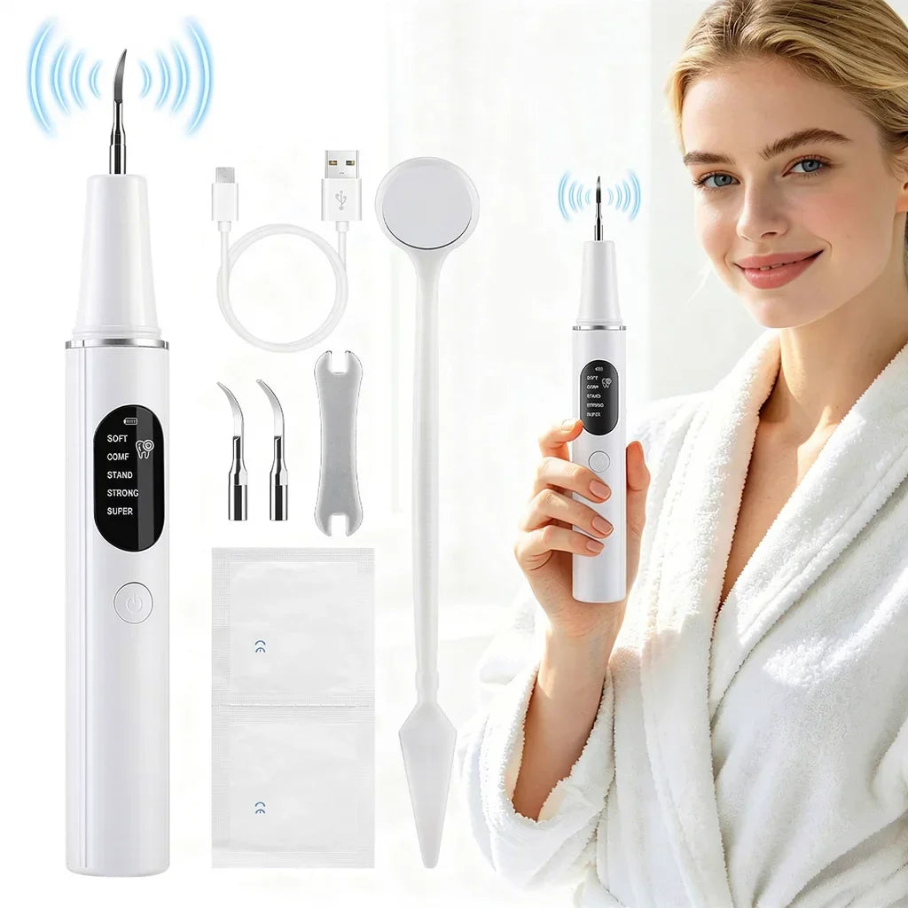 AFDEAL Sonic Teeth Cleaner – 5 Modes, UV Sanitizing, IPX6