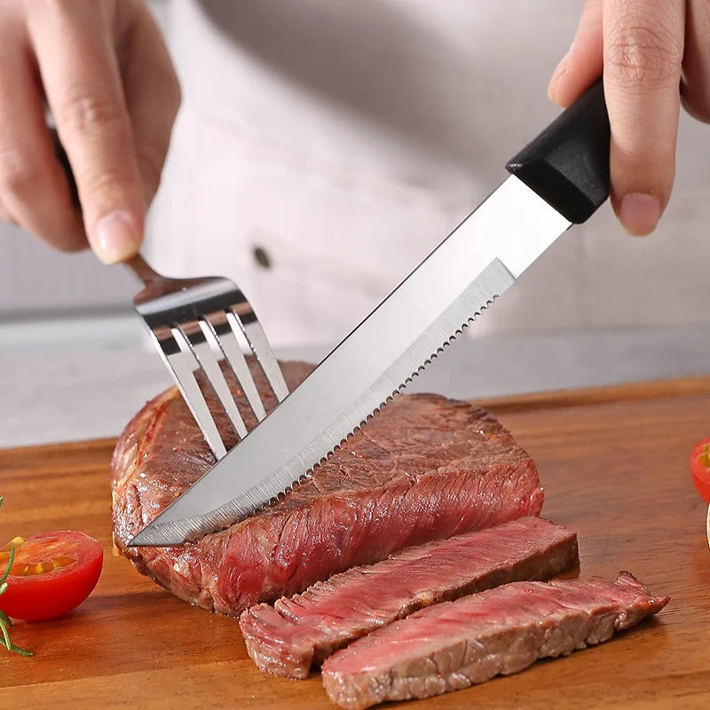 Stainless Steel Steak Knife – Dishwasher Safe PP Handle