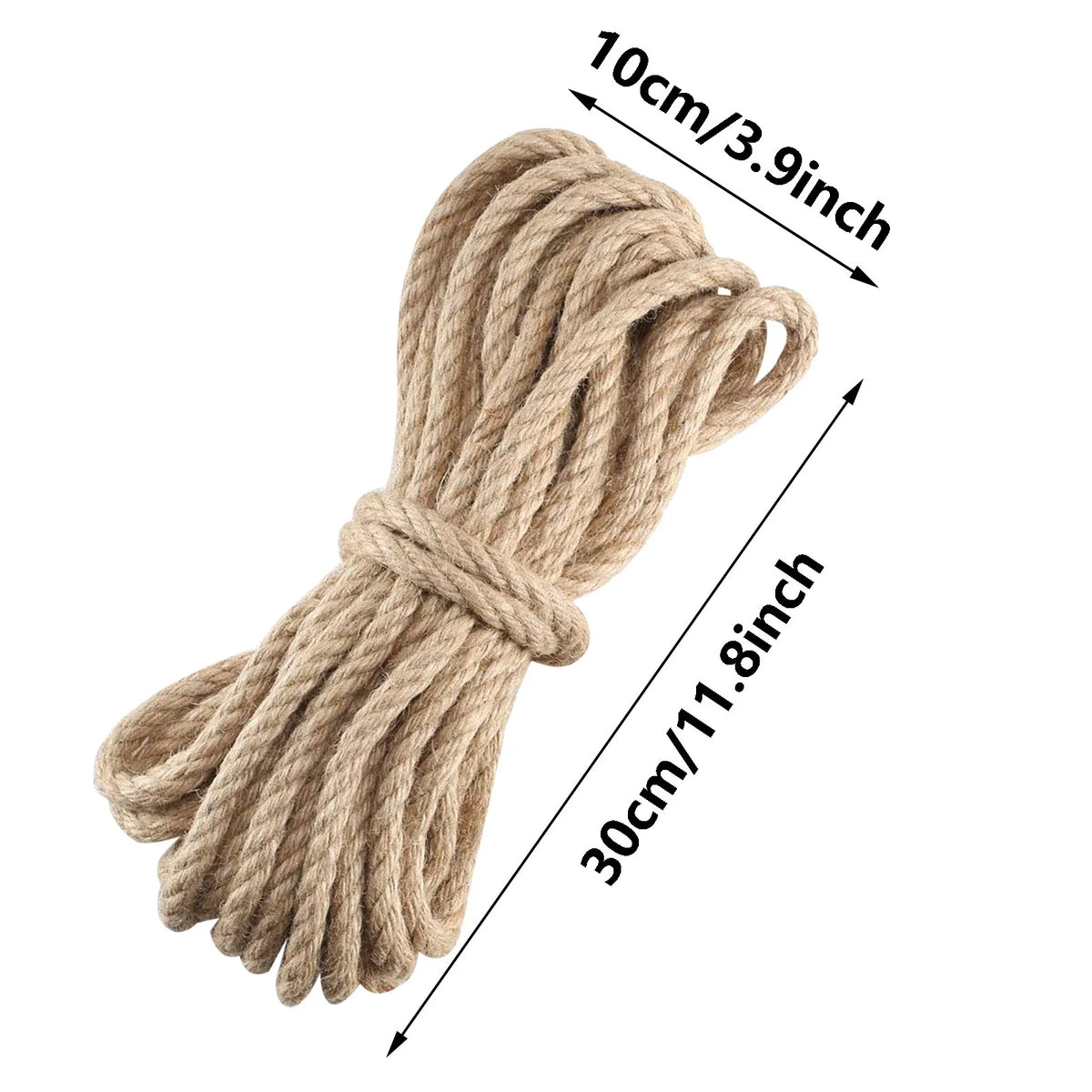 10mm Natural Hemp Jute Rope 10M – DIY, Crafts & Floristry