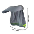 Hard Hat Sun Shade with Reflective Stripe & Neck Shield