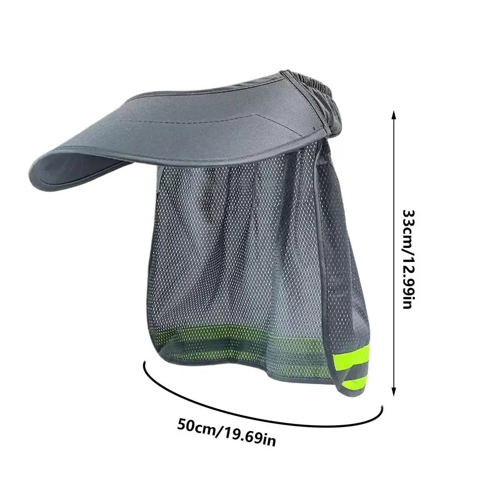 Hard Hat Sun Shade with Reflective Stripe & Neck Shield