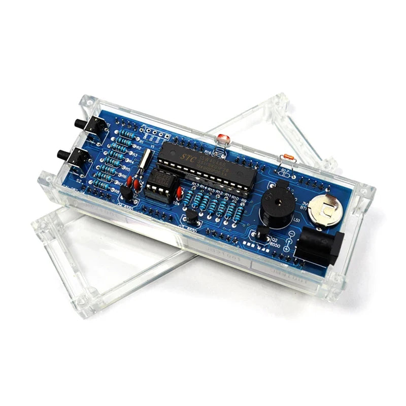 DIY LED Digital Clock Kit – 51 MCU Alarm, Date & Temp Display
