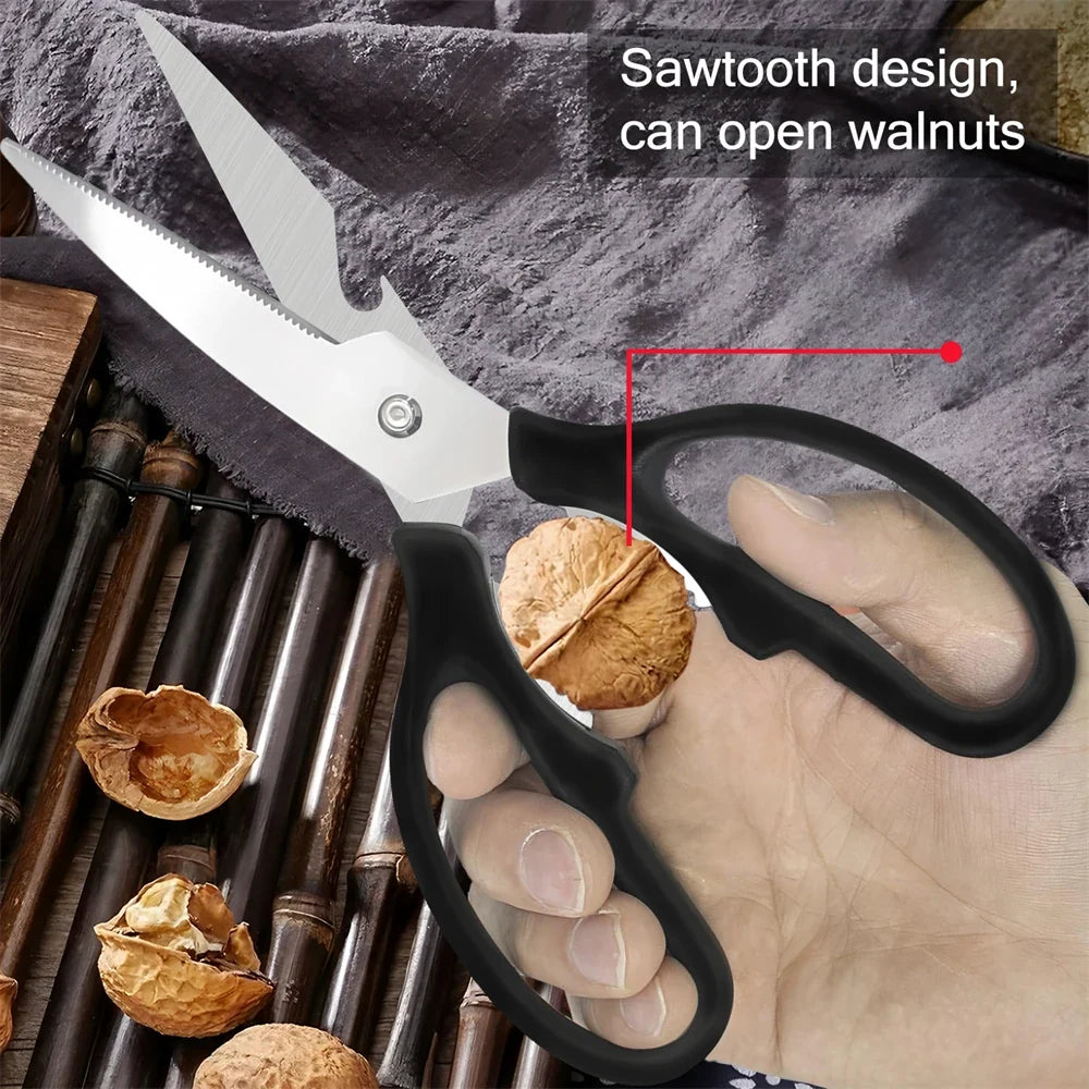 Multipurpose Kitchen Scissors – Ergonomic BBQ Food Shears