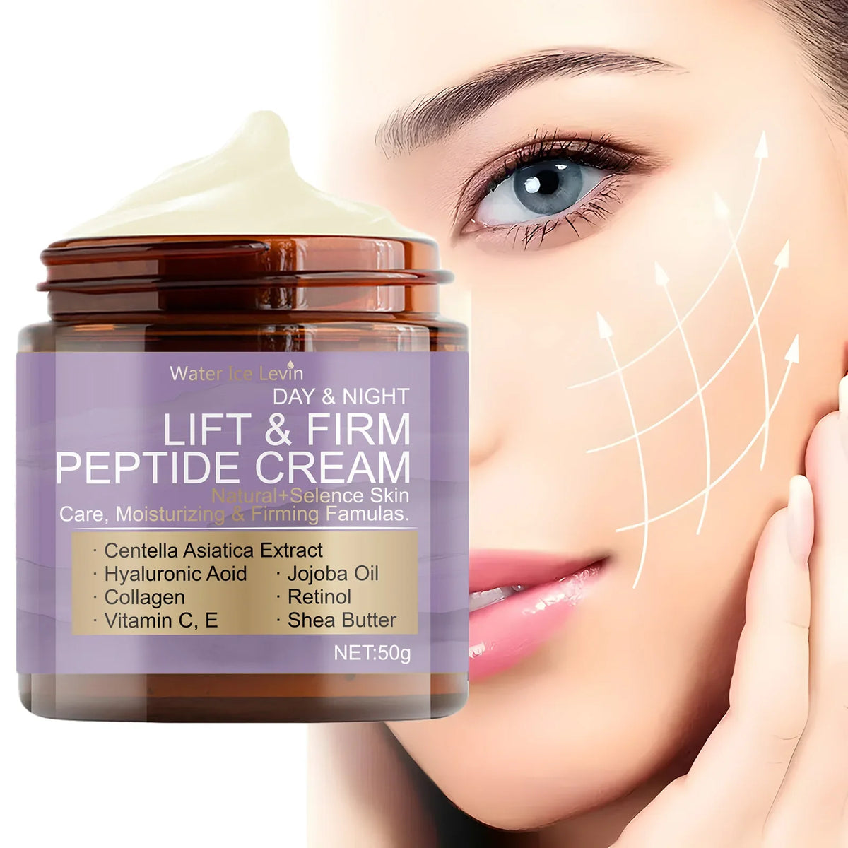 Instant Face Lift Firming Cream – Collagen, Retinol & Hyaluronic Acid