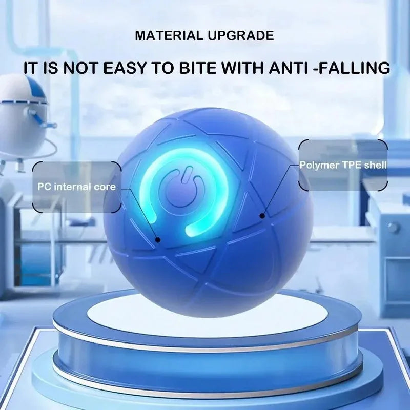 Rechargeable Auto-Moving Interactive Dog Ball Toy – 2 Modes