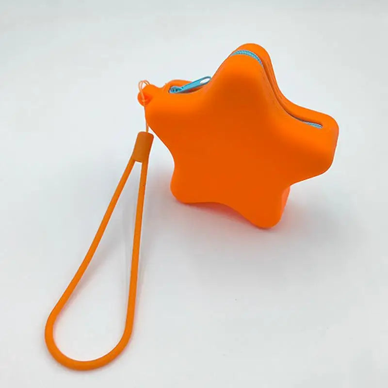 Starfish Silicone Coin Purse | Zipper Mini Storage Bag