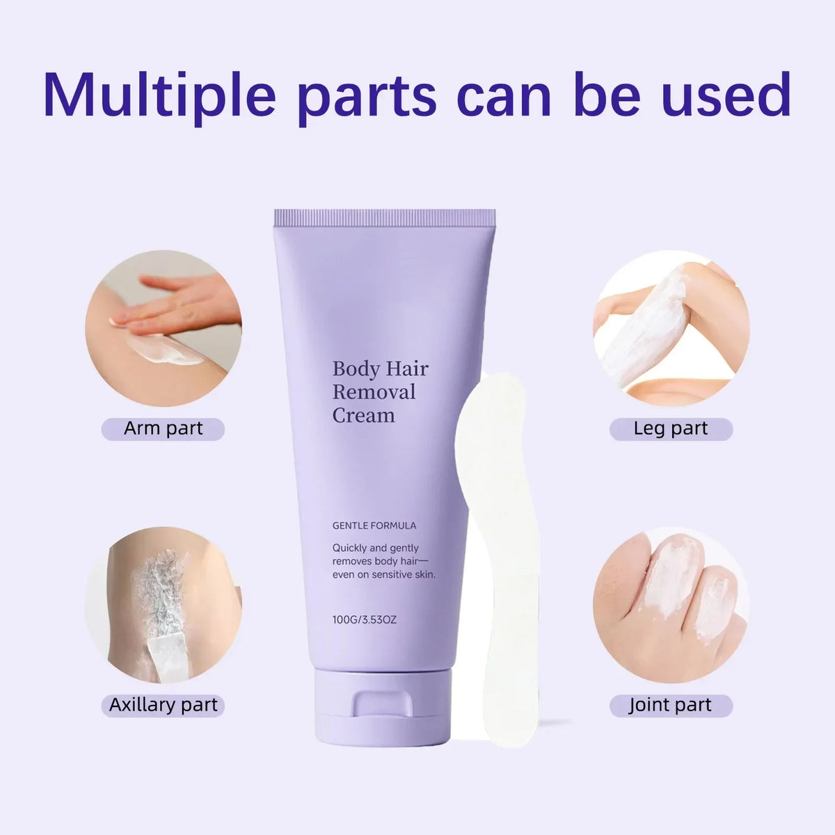 Hoygi Painless Hair Removal Cream – Legs, Arms & Bikini