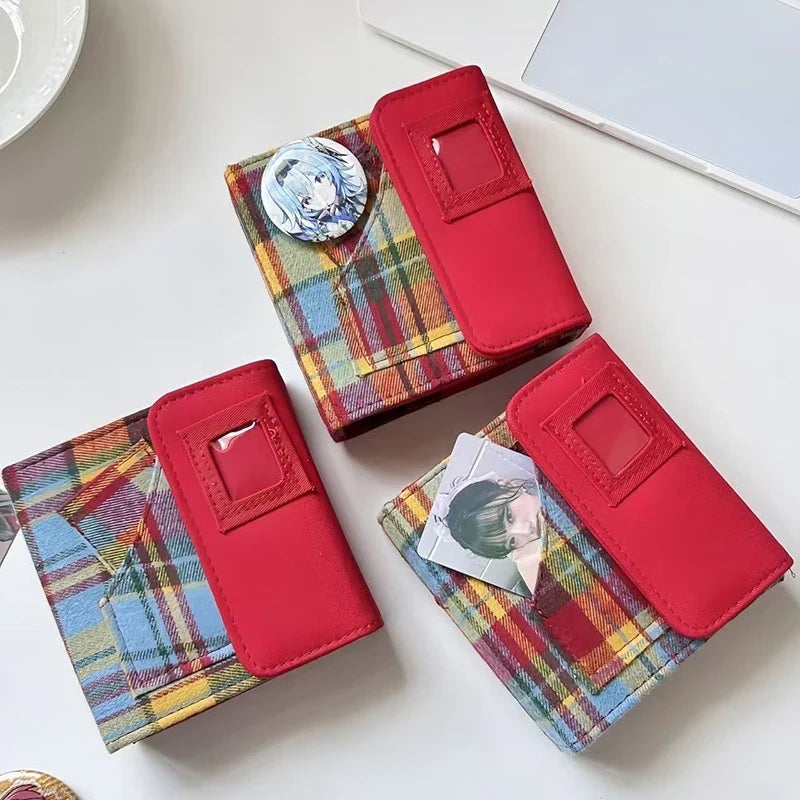 K-Pop Photocard Binder – Candy Color Fabric Loose-Leaf Album