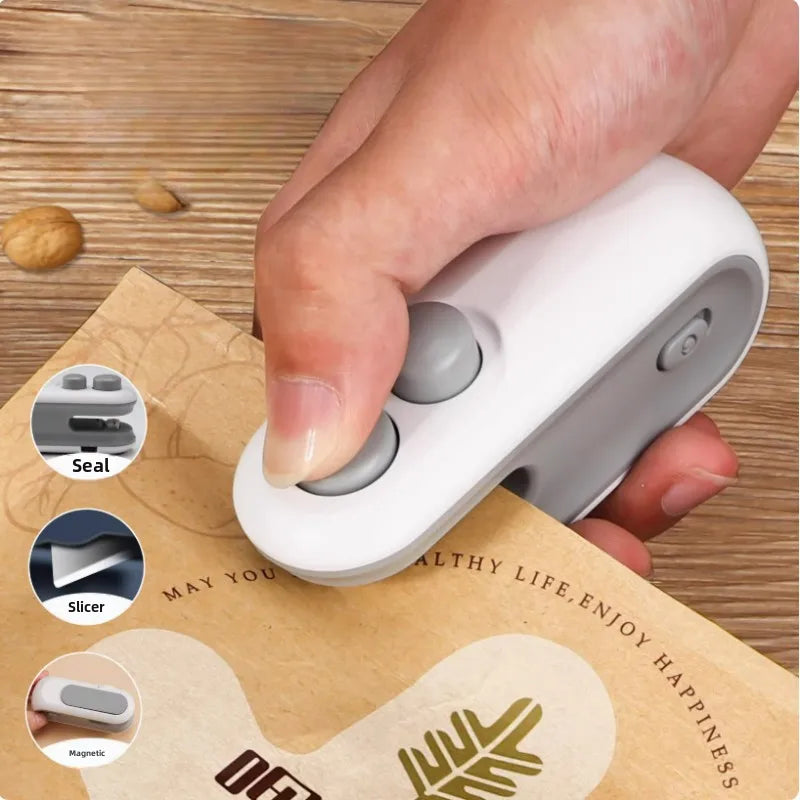 USB Portable Mini Sealer Snacks Home Use Rechargeable Vacuum Handheld