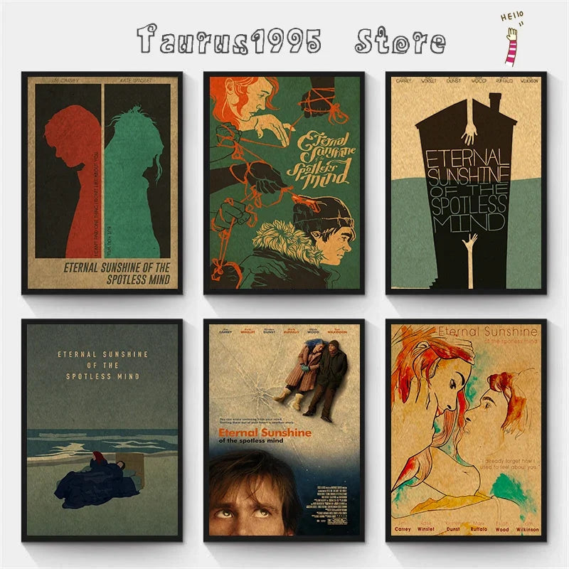 Eternal Sunshine Retro Kraft Paper Poster | Vintage Wall Art