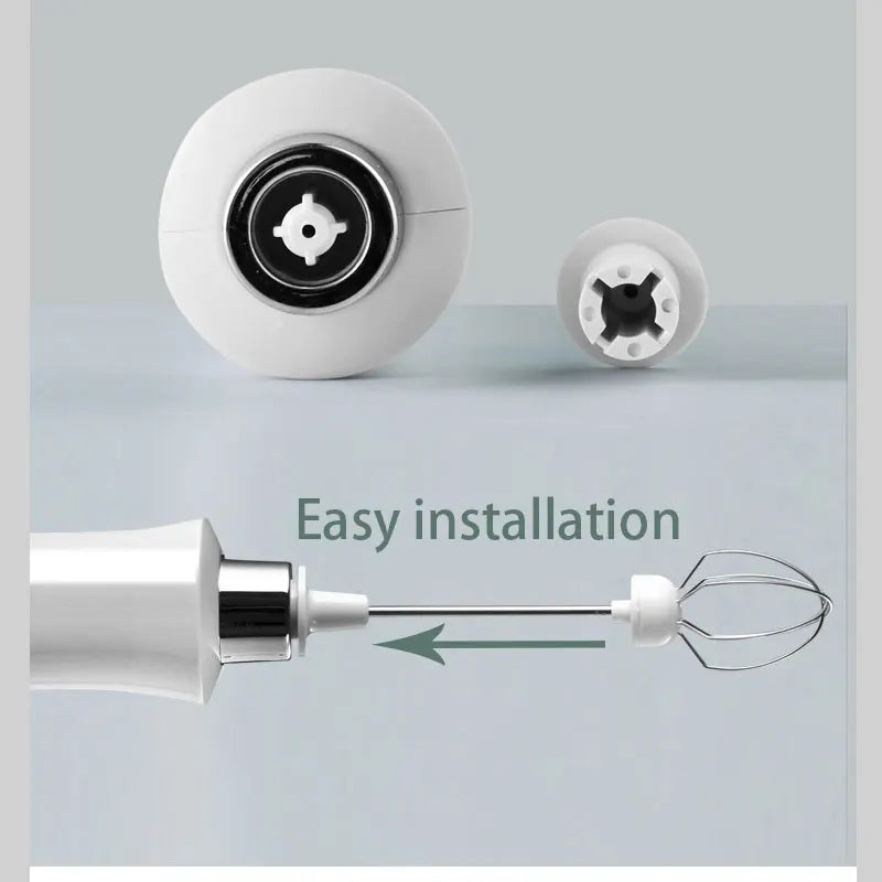 BALASHOV 3-in-1 Rechargeable Electric Milk Frother & Mixer