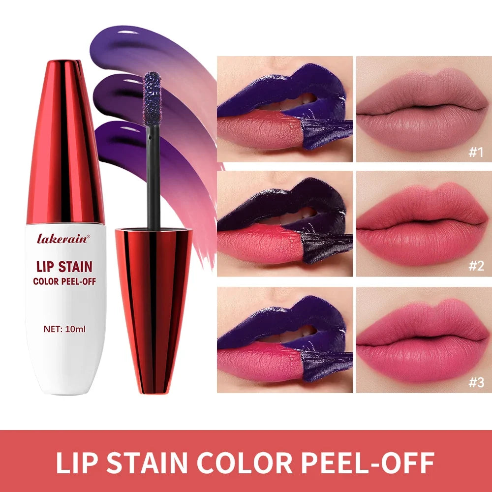 Peel-Off Lip Stain | 24H Waterproof Matte Liquid Lipstick