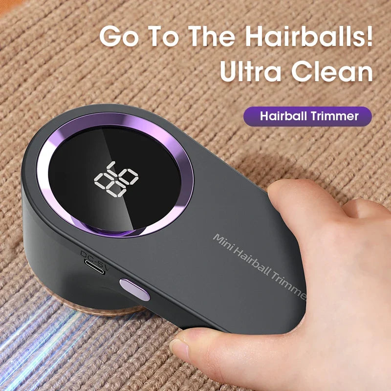 Electric Fabric Shaver & Lint Remover with LED Display