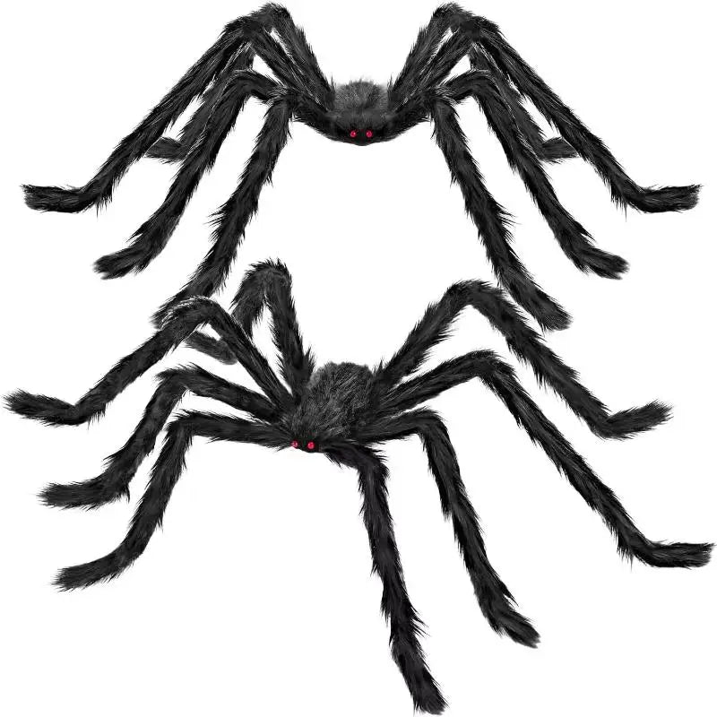30cm Giant Black Spider Halloween Decoration & Haunted Prop