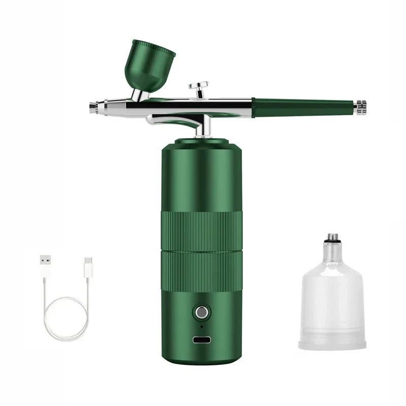 Portable Airbrush Kit with Compressor – Nail Art & Crafts