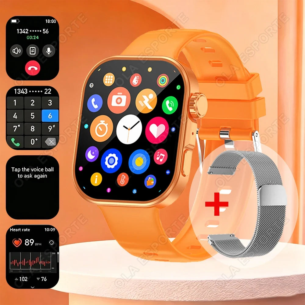 HW12 Smartwatch 2.01" HD Bluetooth Call & Fitness Tracker