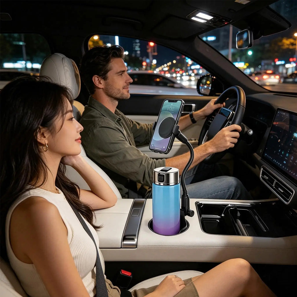 360° Magnetic Car Cup Holder Phone Mount | All Vehicles