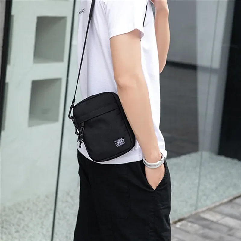 Oxford Mini Crossbody Bag – Unisex Square Satchel | Men & Women