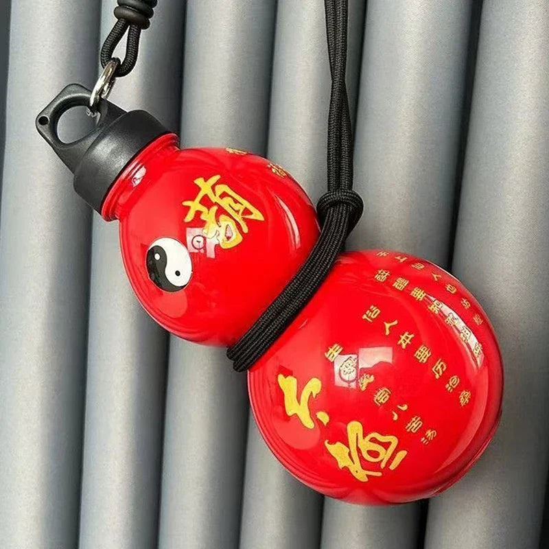 Gourd-Shaped Water Bottle 750ml BPA-Free | Chinese Style