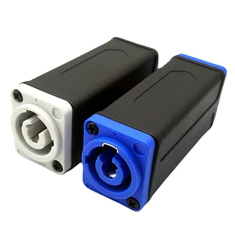 LED Powercon AC Coupler Adapter Extender Connector Speakon Panel