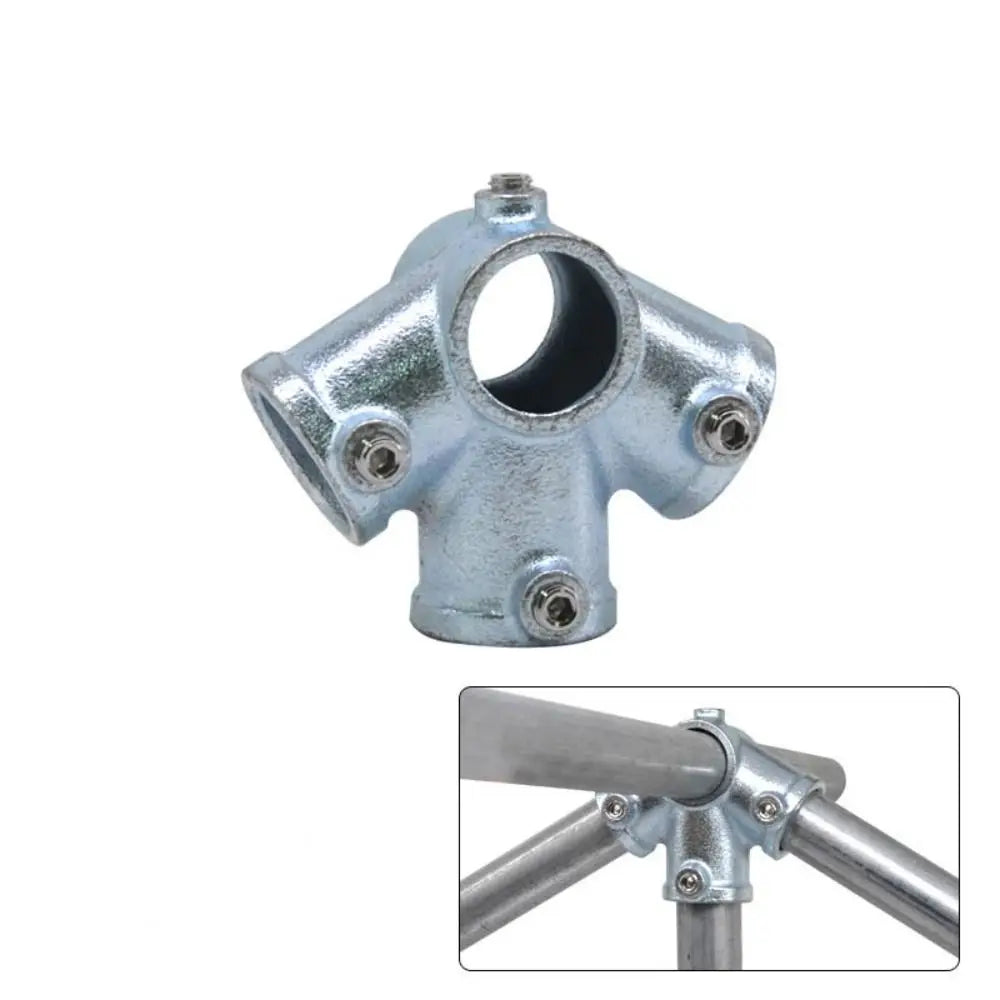 1 2'' 3 4 Pipe Fitting Connector Aluminum Alloy Steel Fixed Buckle