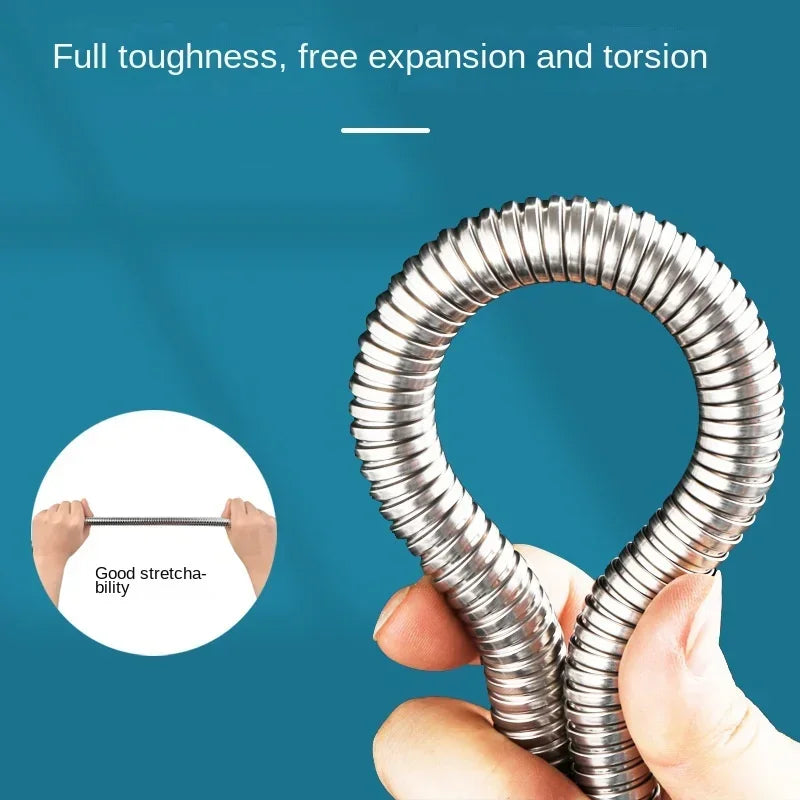 Stainless Steel Flexible Shower Hose 1.5M/2M | G1/2 Extension