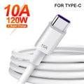 120W 10A USB-C Fast Charging Cable | Huawei Xiaomi Android