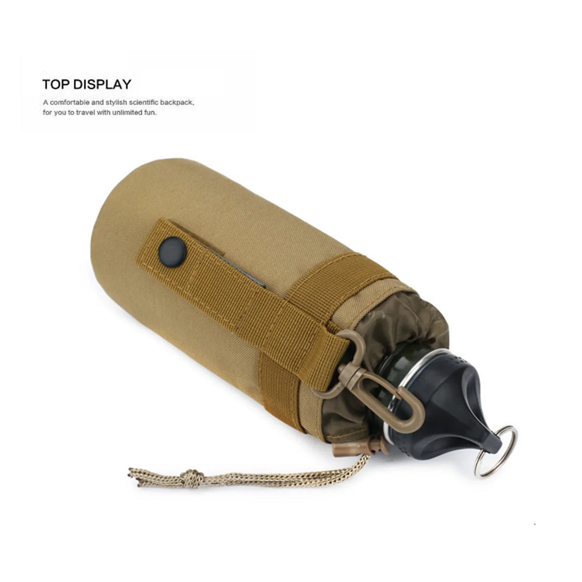 Sports Water Bottle Pouch Bag | Drawstring Carrier for Outdoors