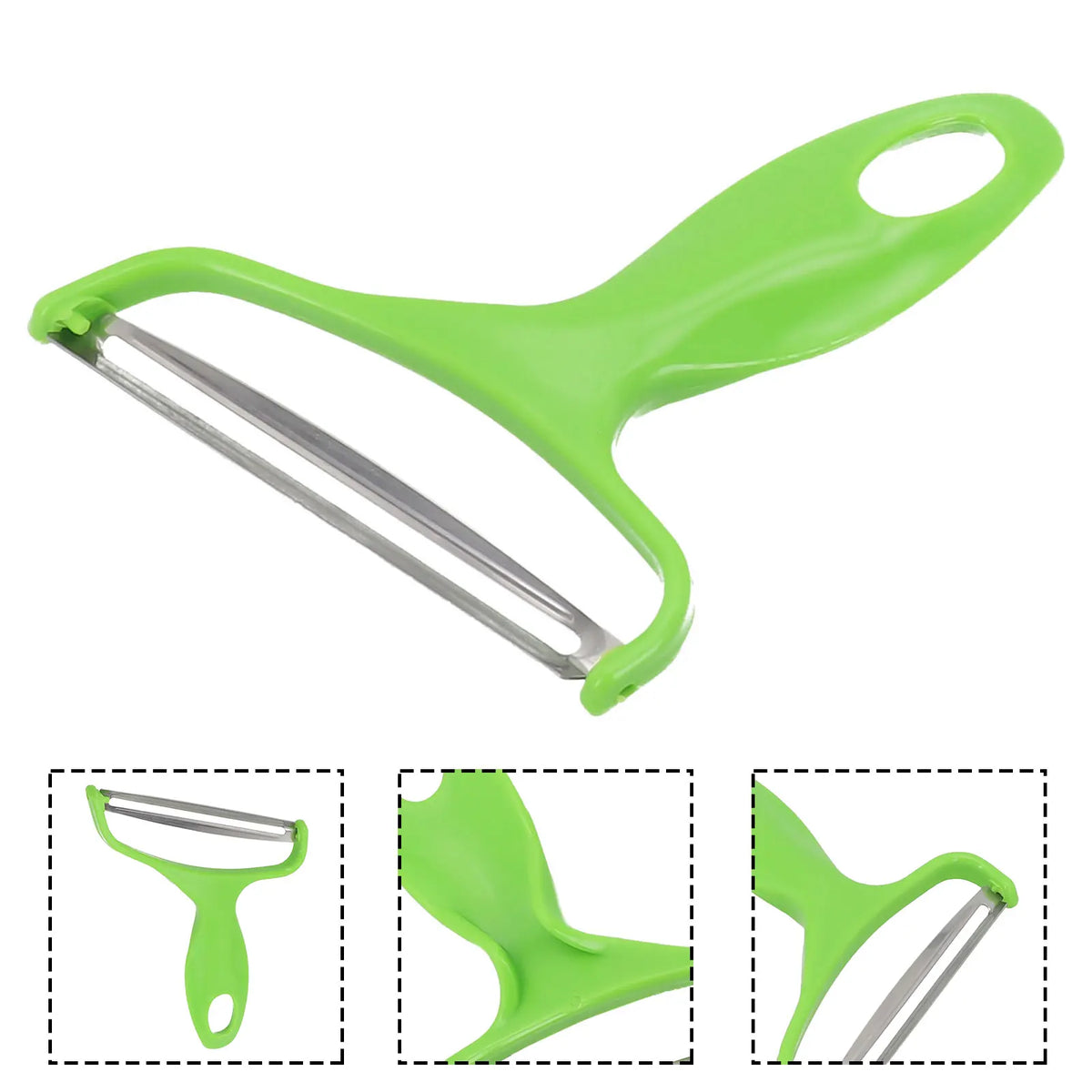 LEENKEA Stainless Steel Julienne Peeler & Vegetable Grater